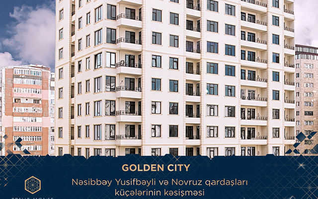 “Golden city” yaşayış kompleksi - Sərfəli qiymətə mənzil sahibi olun