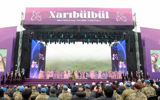 Şuşada “Xarıbülbül” Beynəlxalq Musiqi Festivalının qala-konserti olub