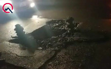 Sumqayıtda yol çökdü - “Nissan” çuxura düşdü+ Fotolar+ Video
